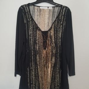 🎲 Liz Claiborne 3/4 Sleeve Top